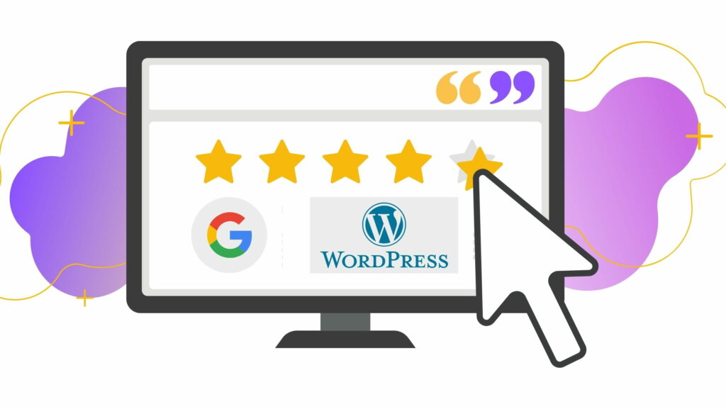 display google reviews to wordpress