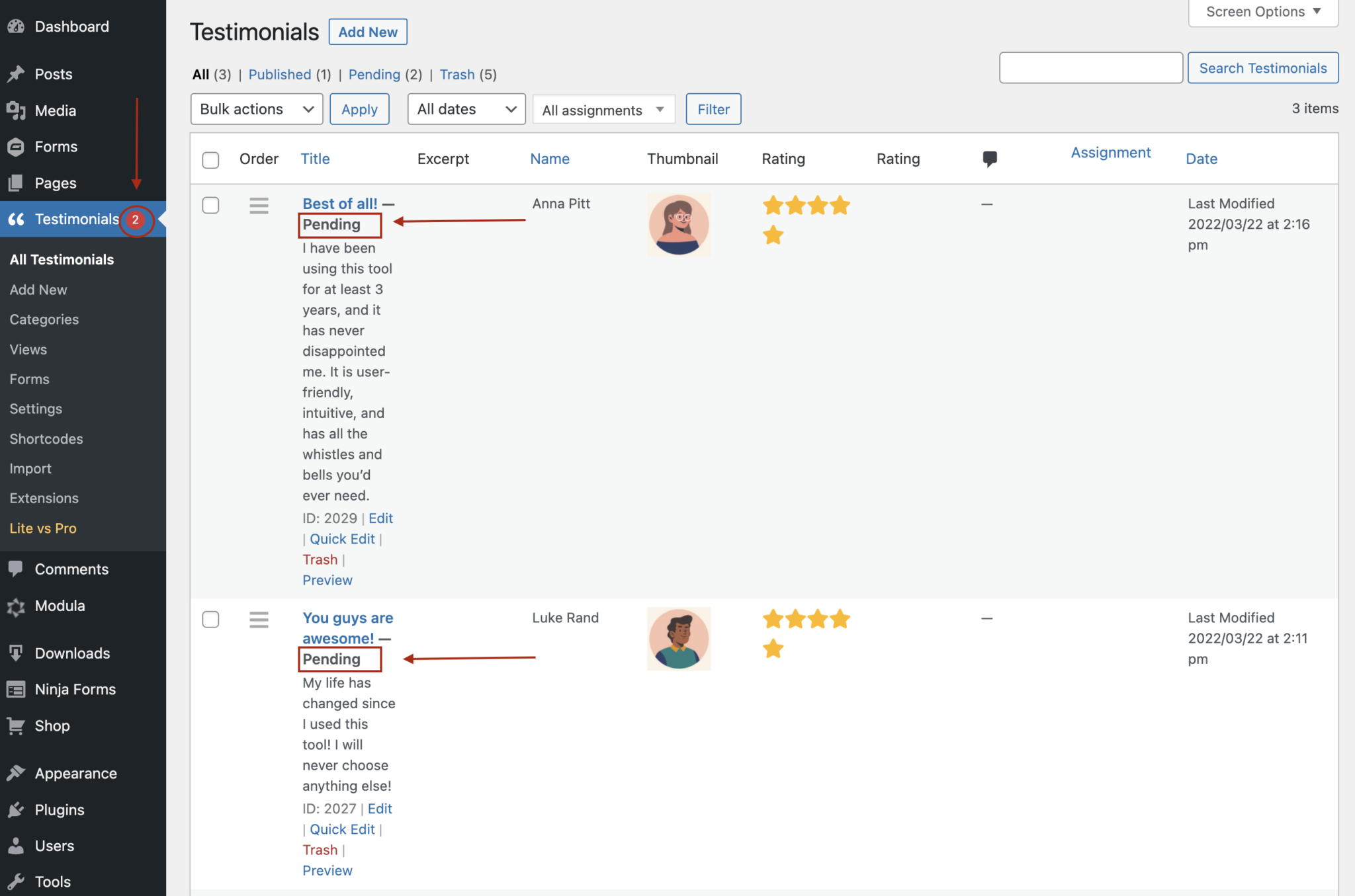 How to Add Testimonials to Your Website – Strong Testimonials