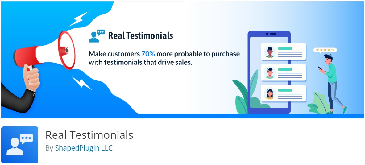 Real testimonials banner