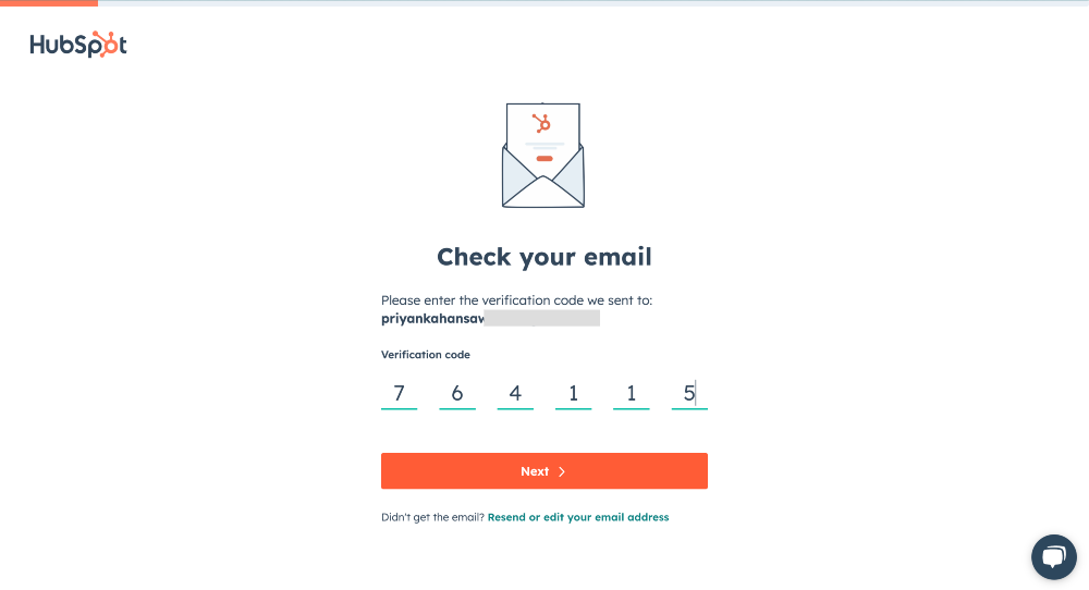 hubspot crm email verification