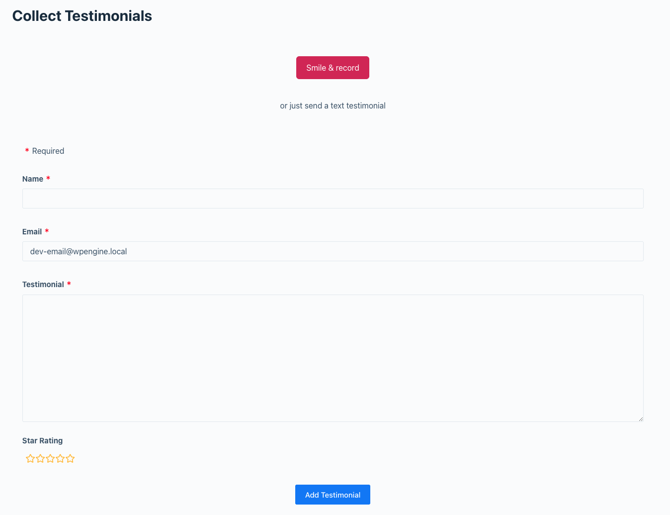collect-testimonials-form-record-option